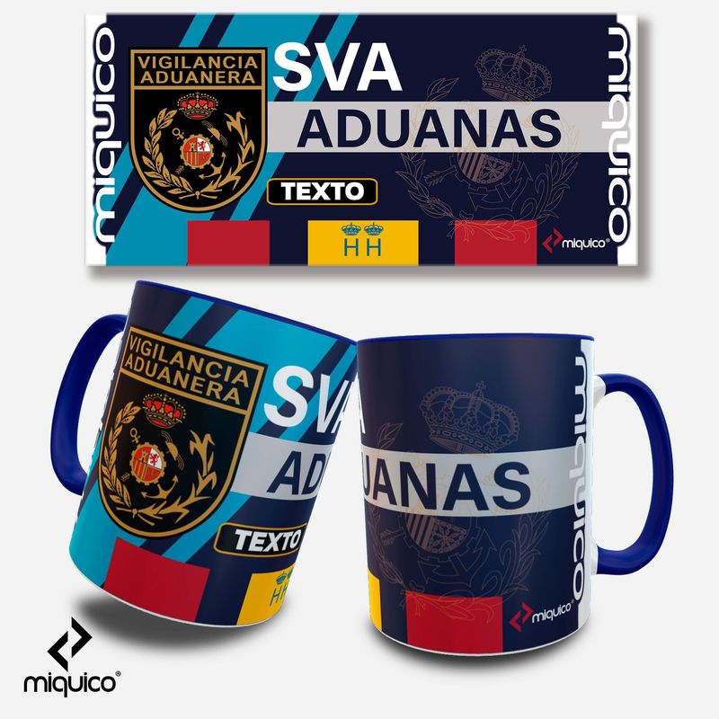 Taza personalizada Vigilancia Aduanera Taza personalizada Vigilancia Aduanera
