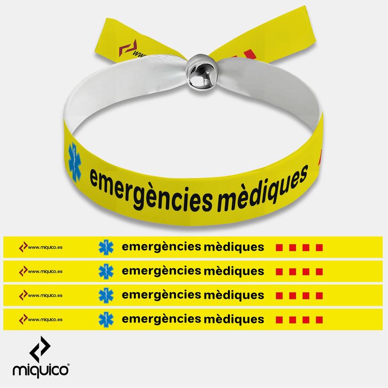 Pulsera Emergències Mèdiques Pulsera Emergències Mèdiques