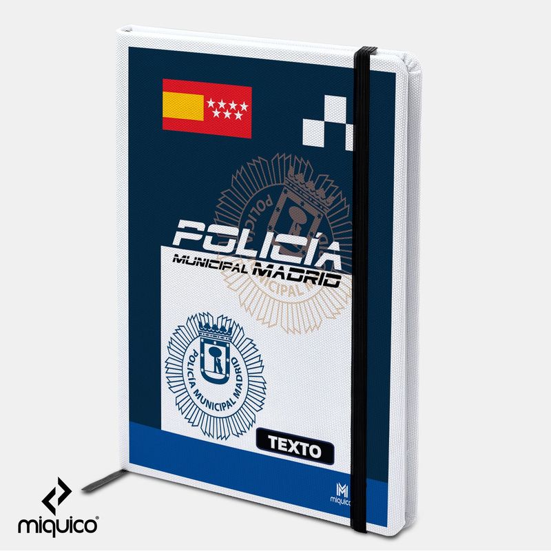 Bloc personalizado Policía Municipal Madrid