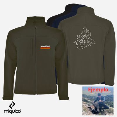 Softshell bordado Silueta Personalizada Softshell bordado Silueta Personalizada