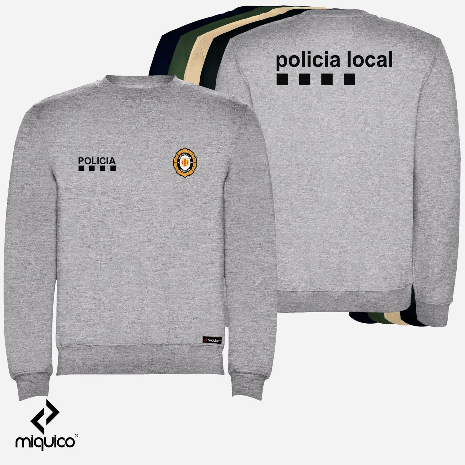 Sudadera clásica Policía Local Catalunya
