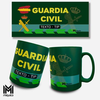 Taza personalizada Guardia Civil