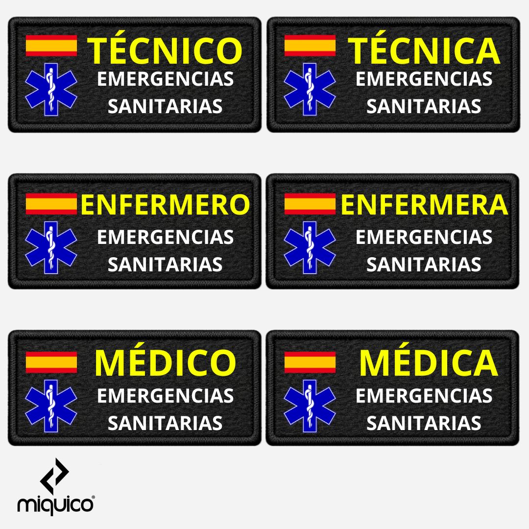Parche bordado Sanitario