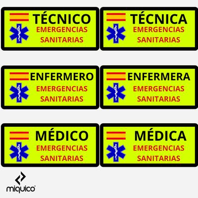 Parche bordado Sanitario