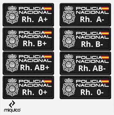 Parche bordado Policía Nacional Galleta