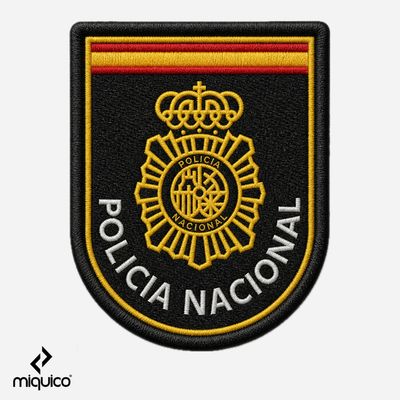 Parche bordado Policía Nacional