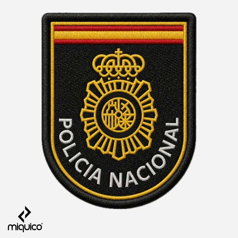 Parche bordado Policía Nacional