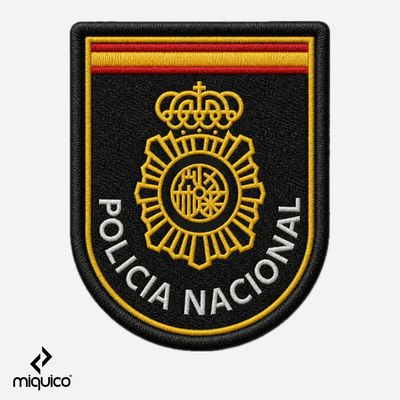 Parche bordado Policía Nacional Parche bordado Policía Nacional