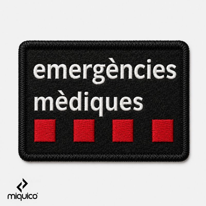 Parche bordado Emergències Mèdiques Parche bordado Emergències Mèdiques