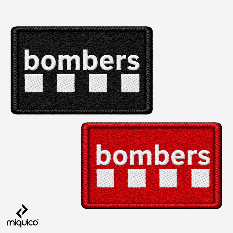 Parche bordado Bombers Parche bordado Bombers