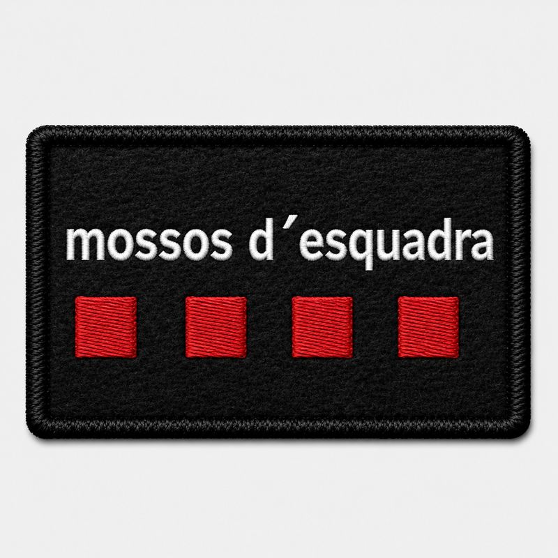 Parche bordado Mossos d`esquadra Parche bordado Mossos d`esquadra