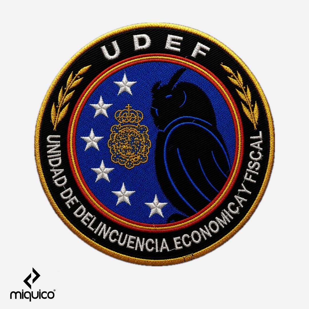 Parche bordado UDEF Policía Nacional