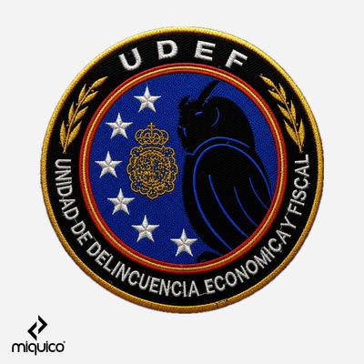 Parche bordado UDEF Policía Nacional