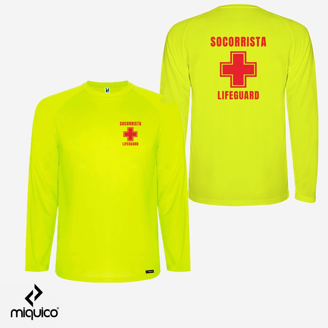Camiseta larga Socorrista