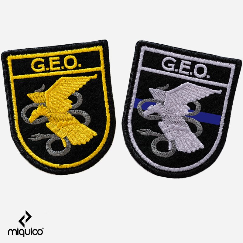 Parche bordado GEO
