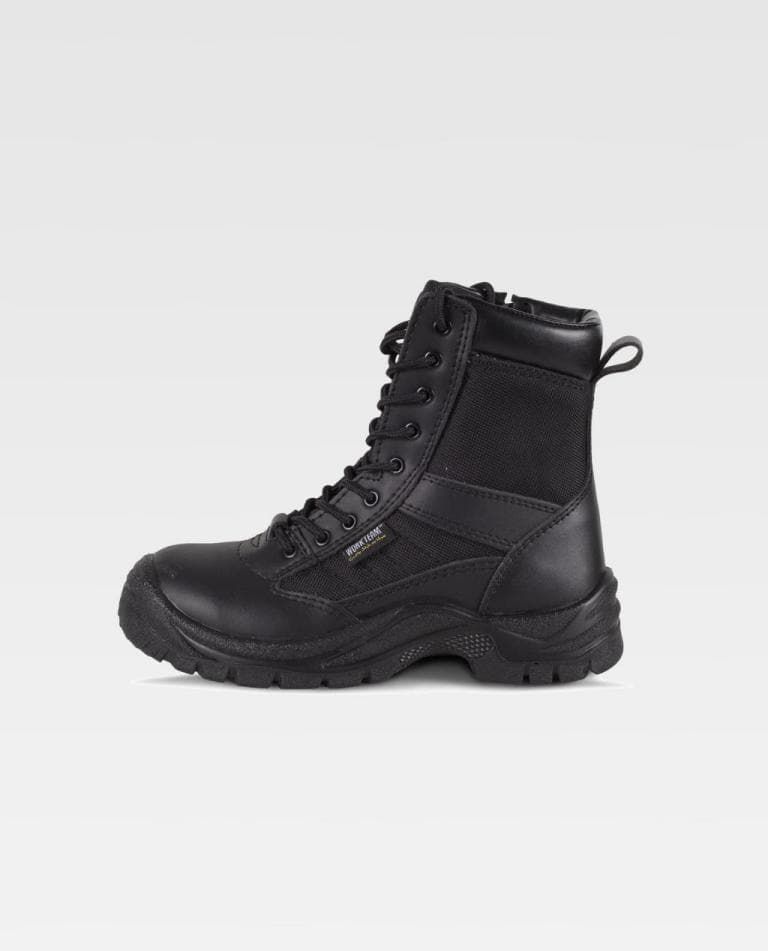 Bota de servicio cremallera