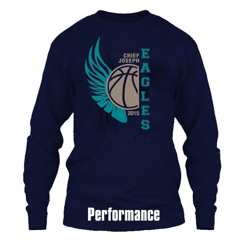 Long Sleeve T-Shirt 100% Performance Wicking