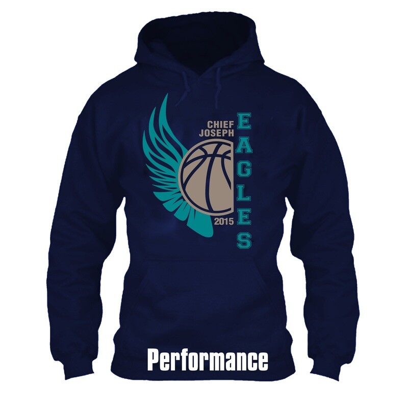 Hooded Sweatshirt 100% Performance Wicking