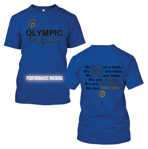 T-SHIRT 100% Performance Wicking