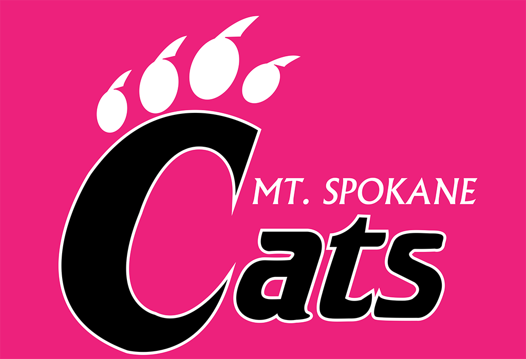 MT SPOKANE HOT PINK T-SHIRT W/LOGO FRONT AND BACK