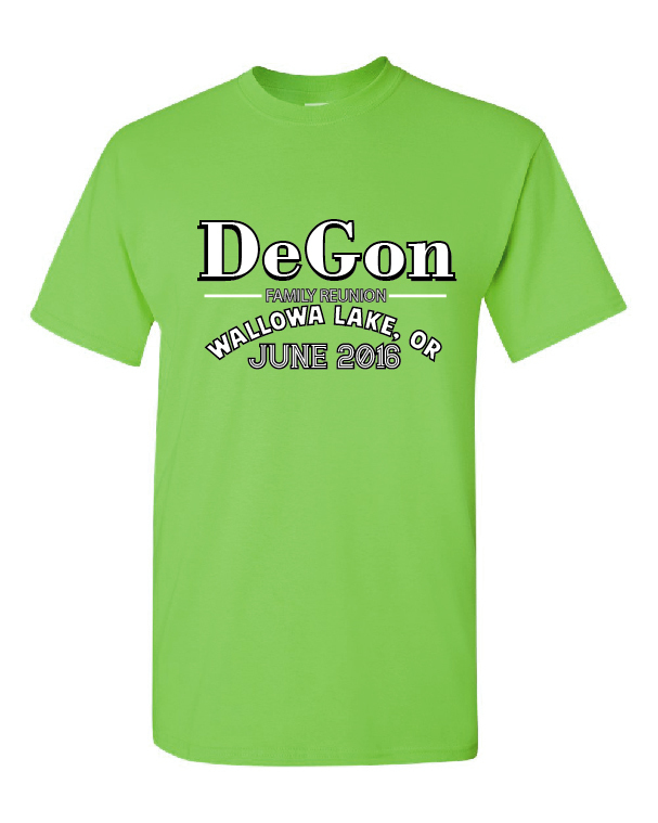 DeGon Family Reunion T-shirt