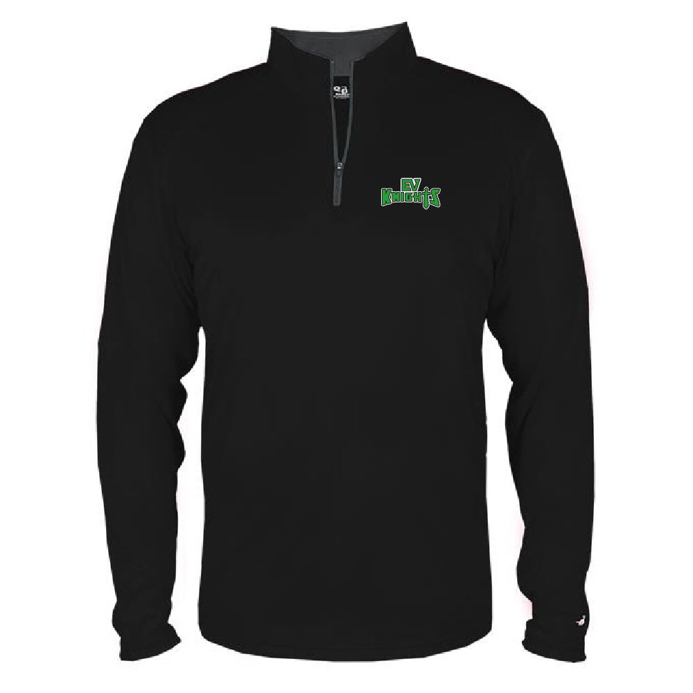 B-CORE 1/4 ZIP EMBROIDERED