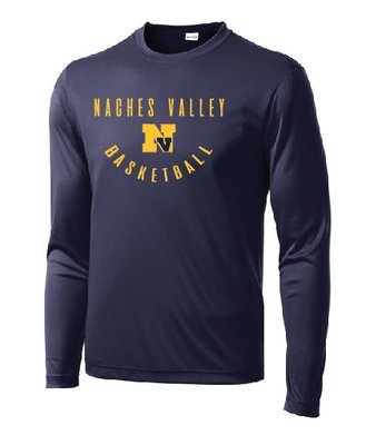 LONG SLEEVE TEE -100% Polyester Dri-Release