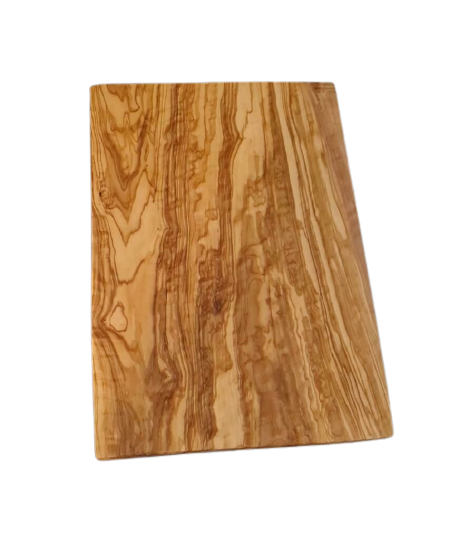 Planche à découper de cuisine en bois d'olivier artisanale (sans aucun traitement)dimensions 20 cm 
