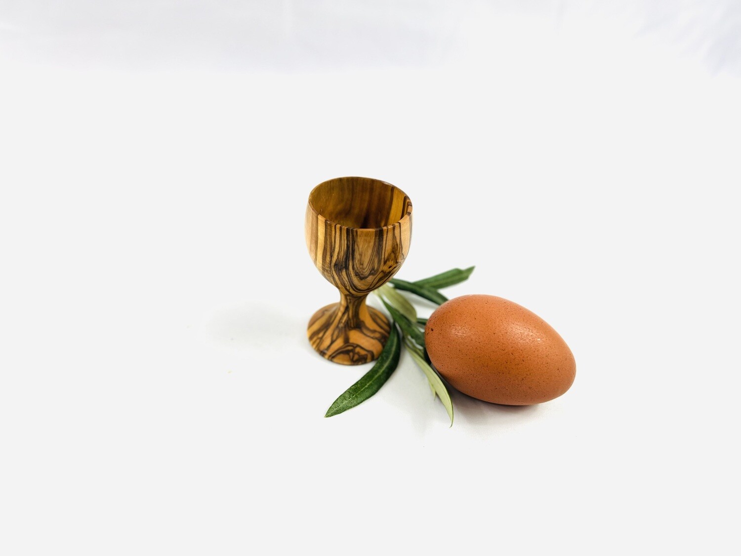 Coquetier en bois d&#39;olivier artisanale sans aucun traitement 