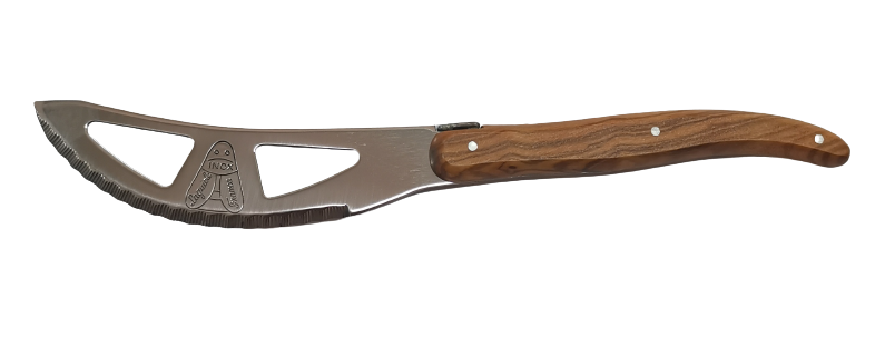 Couteau à pizza LAGUIOLE FRANCE avec manche en bois d'olivier 