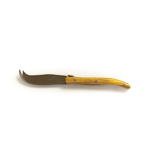 Couteau à fromage Laguiole avec manche en bois d&#39;olivier 