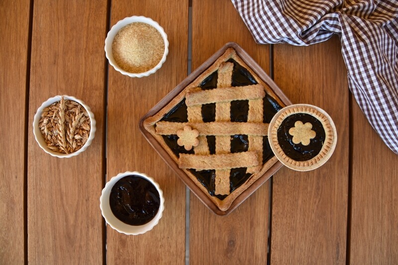 Crostata con Confettura ai Frutti di Bosco integrale