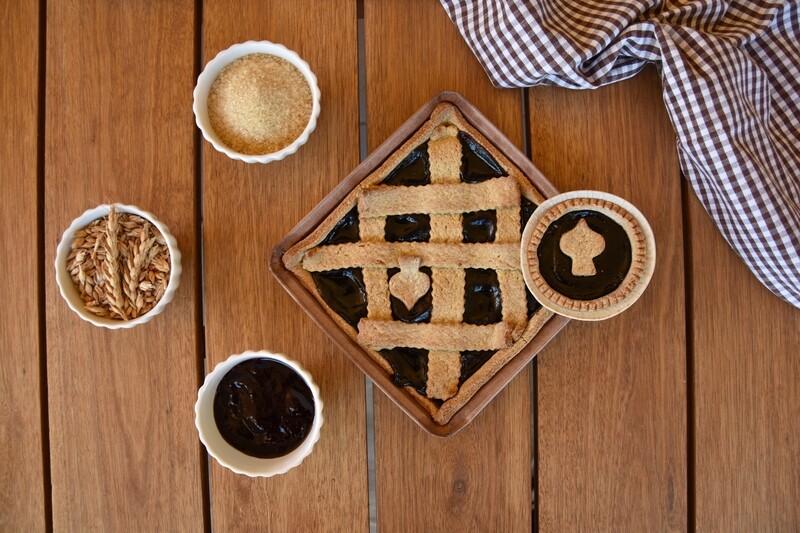 Crostata con Confettura di Mirtilli integrale