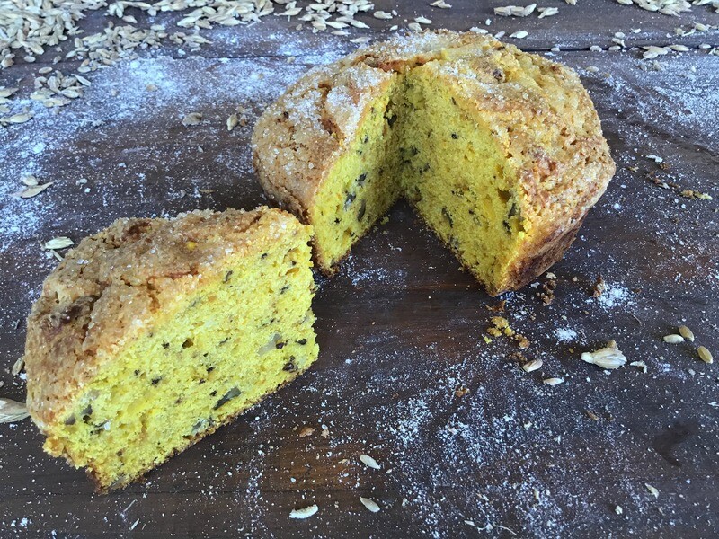 Torta di Pere e Cioccolato con farina di grani antichi integrale macinata a pietra