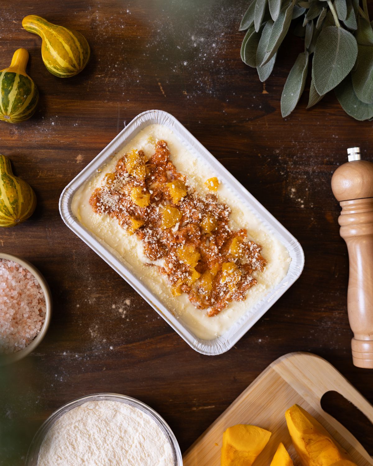 Lasagne con Zucca e Salsiccia