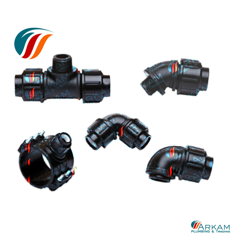 Compression Fittings for H.D.P.E
