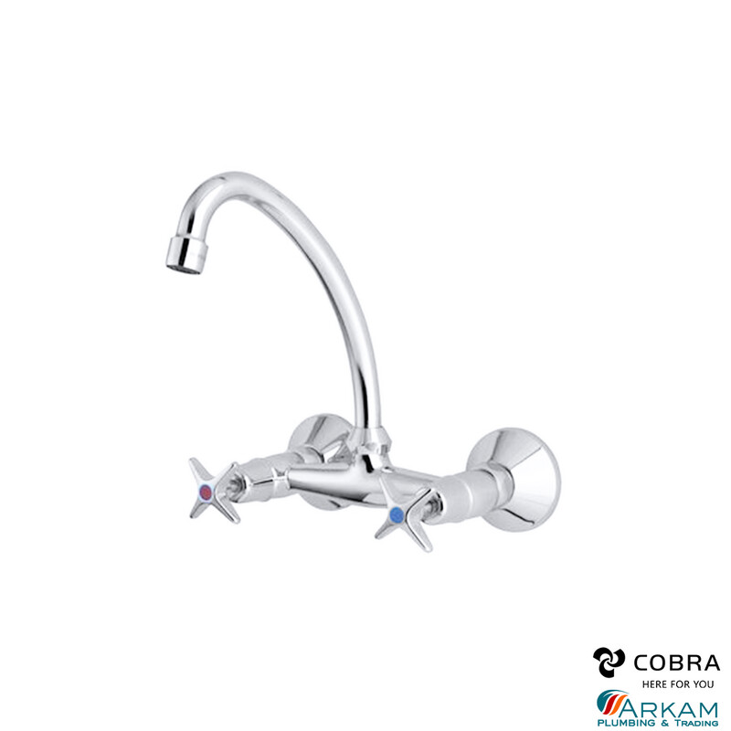 Cobra Star Taps Wall-Type Two-handle Sink Mixer 266WT LP 1-2CP