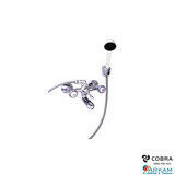 ​Cobra Metsi Exposed Bath Mixer &amp; H-SH WT 1-2