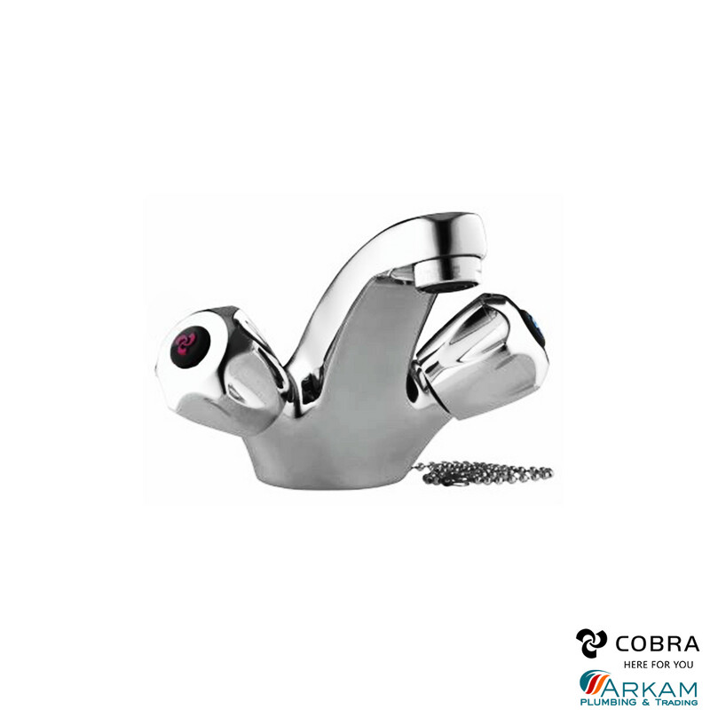​Cobra Stella Standard One Hole Basin Mixer - SPT LP P&CH 1/2"