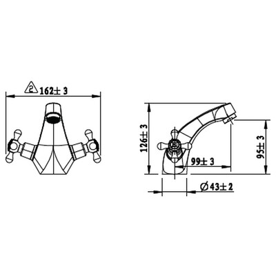 ​Cobra Roma Standard - Basin Mixer