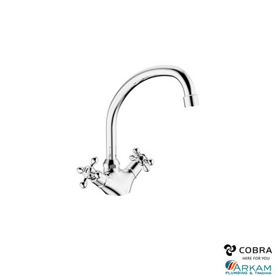 Cobra Roma Standard Pillar Type Sink Mixer