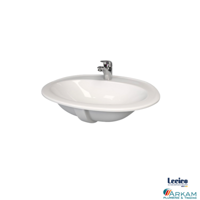 Sumaya 56cm Drop In Vanity Basin (1 Tap Hole)