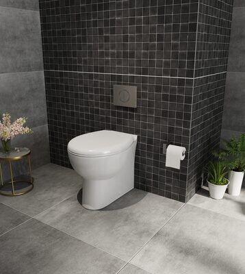 Atlas Back-to-Wall Back inlet Pan no seat