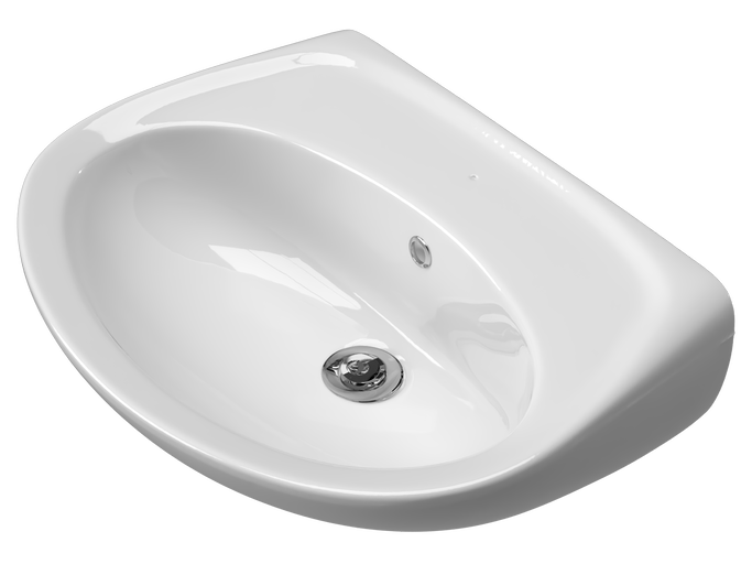 BASIN DELUX COURIER W/HUNG WHITE