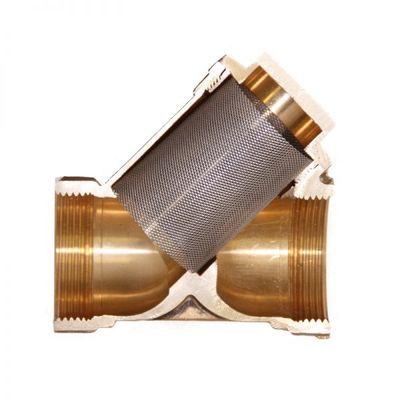 FIG 515 – Brass Y Strainer with Stainless Steel Screen