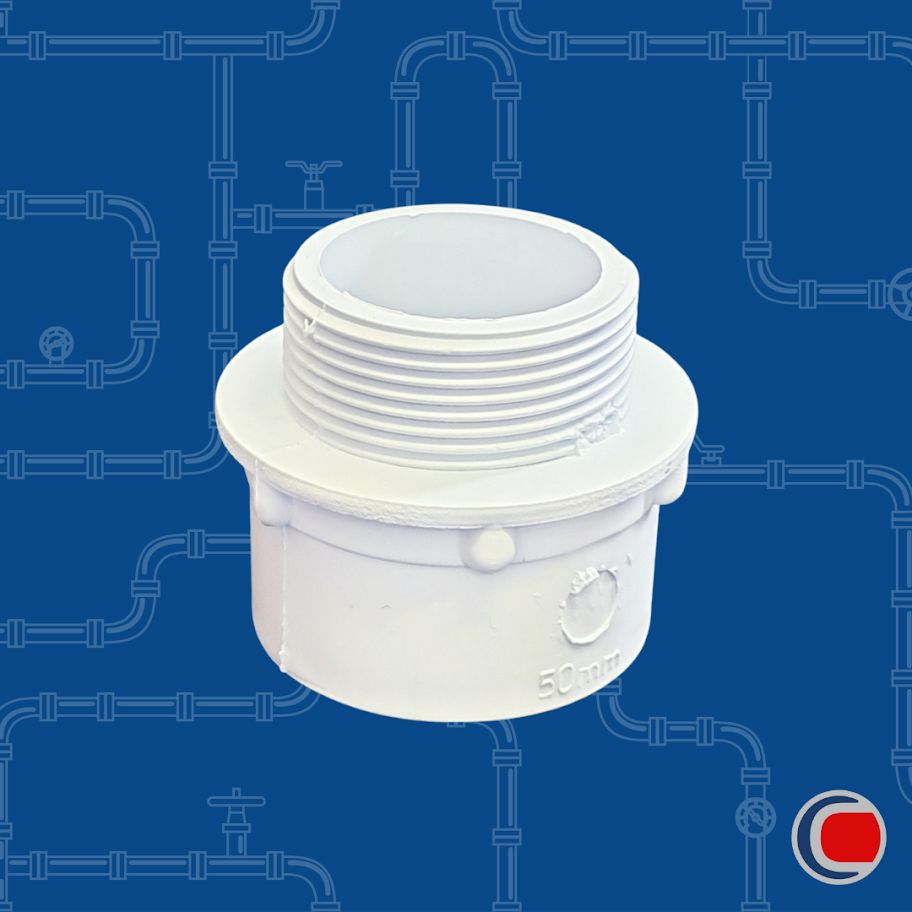 TUL 50MM X 1 1/2&quot; MALE ADAPTOR