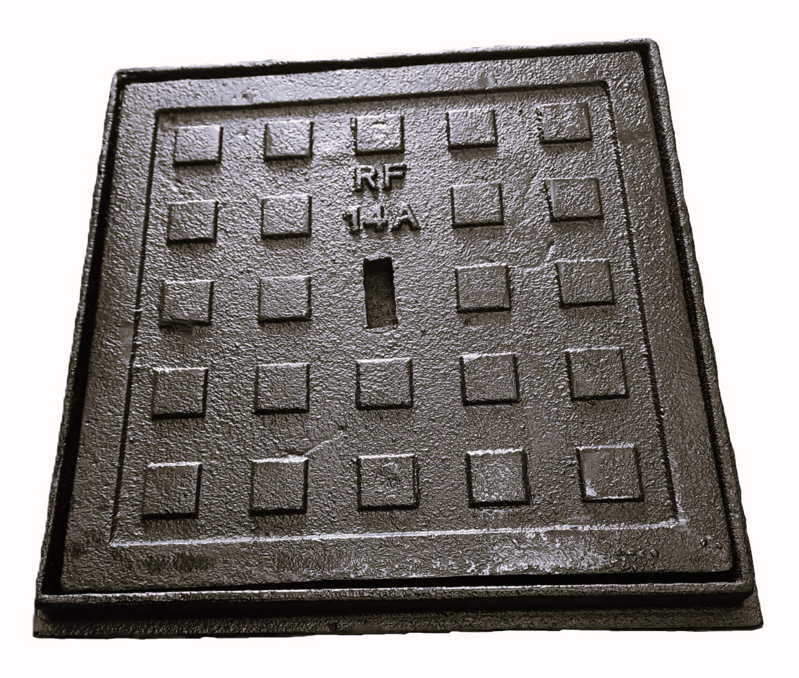 265 X 265 Manhole Cover &amp; Frame (14A) LD 8KG