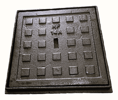 265 X 265 Manhole Cover &amp; Frame (14A) LD 8KG