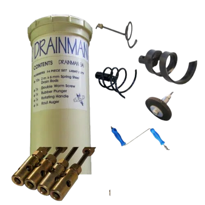 Drain Cleaning Domestic Set 6mm x 20m