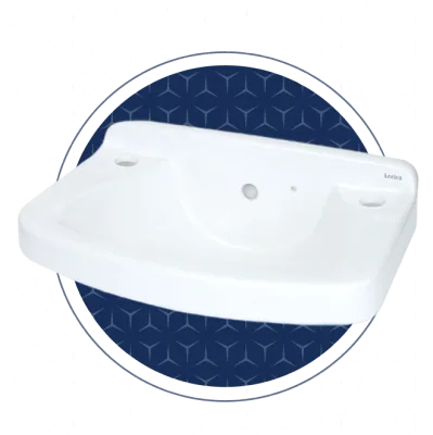 Sanaa 45cm Wall Mounted Wash Basin (Pre-Punched)